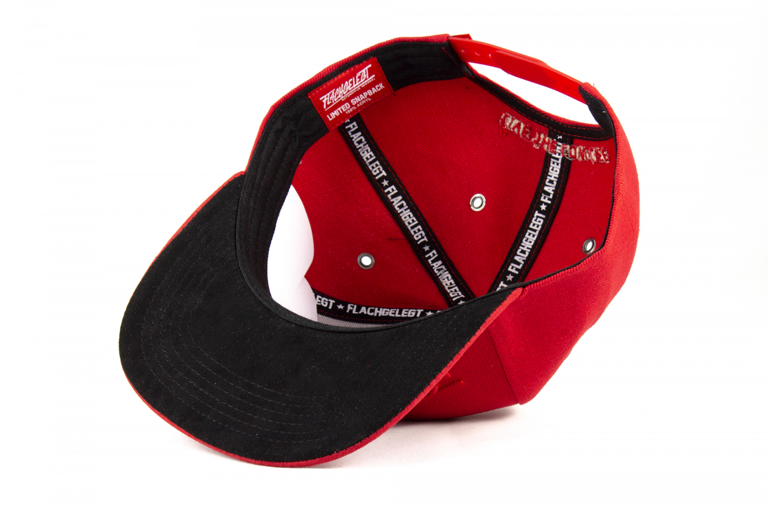 FLACHGELEGT® - CLASSIC RED SNAPBACK LIMITED